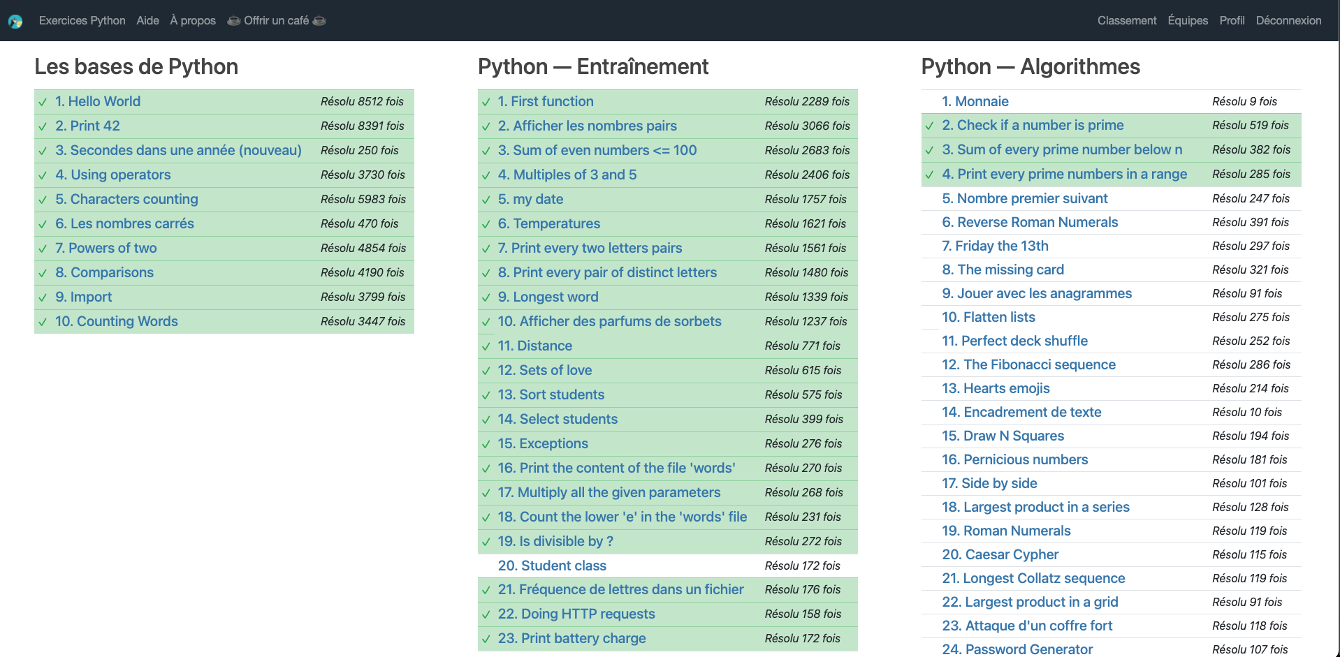 Bilan hackinscience
